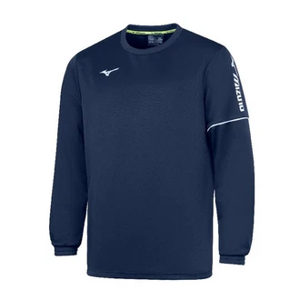 Mizuno Sweatshirt Sendai Train R Neck Dunkelblau/Blau/Hellblau