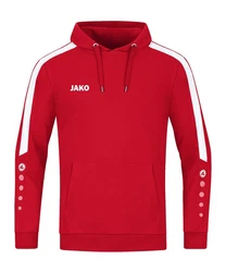 Jako Sweatshirt Power Hoody Rot/Dunkelrot
