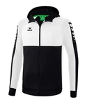 Erima Sweatjacke SIX WINGS Kapuzenjacke Weiß/Orange/Creme/Rot