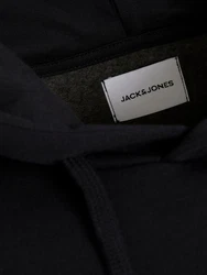 Jack & Jones Sweatshirt JJECORP LOGO SWEAT HOOD (3478) Schwarz/Dunkelblau/Blau