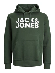 Jack & Jones Sweatshirt JJECORP LOGO SWEAT HOOD (3478) Grün (3478)