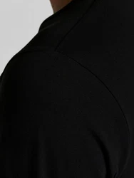 JACK & JONES T-Shirt Langarm BASIC O-NECK LONGSLEEVE Schwarz