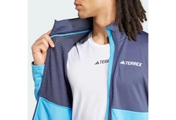 adidas TERREX Fleecejacke TERREX MULTI LIGHT Hellblau/Blau/Grau