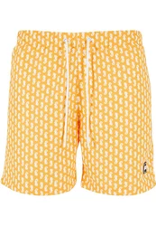 URBAN CLASSICS Badeshorts PatternSwim Shorts Gelb/Orange
