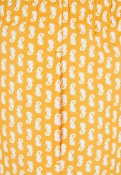 URBAN CLASSICS Badeshorts PatternSwim Shorts Gelb/Orange