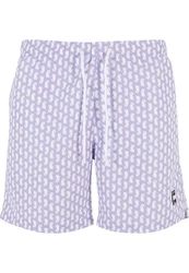 URBAN CLASSICS Badeshorts PatternSwim Shorts Lila/Fliederfarben