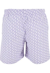URBAN CLASSICS Badeshorts PatternSwim Shorts Lila/Fliederfarben