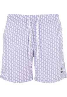 URBAN CLASSICS Badeshorts PatternSwim Shorts Lila/Fliederfarben
