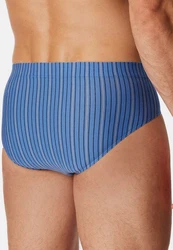 Schiesser Slip 3er Pack 95/5 Essentials Organic Cotton Dunkelblau/Blau