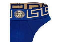 Versace Tanga Herren String Dunkelblau/Blau