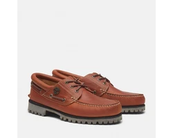 Timberland Authentic Boat Shoe Beige/Braun/Rot/Orange