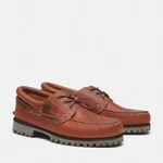 Timberland Authentic Boat Shoe Beige/Braun/Rot/Orange