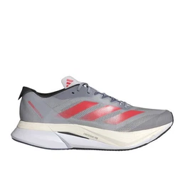 adidas Adizero Boston 12 M Herren Grey Solar Red Grau EUR 45 1/3 Laufschuh