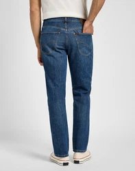 Lee Straight Jeans Brooklyn Blau/Fliederfarben