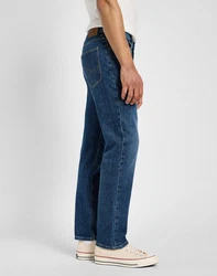 Lee Straight Jeans Brooklyn Blau/Fliederfarben