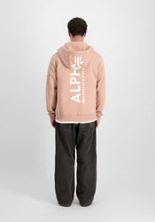 Alpha Industries Hoodie Back Print Zip Hoodie Beige/Braun/Khaki