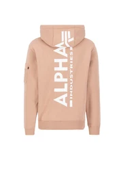Alpha Industries Hoodie Back Print Zip Hoodie Beige/Braun/Khaki