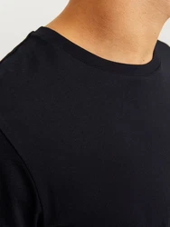 JACK & JONES Herren Jjecorp Logo Tee O-Neck Noos T-Shirt Schwarz/Dunkelblau