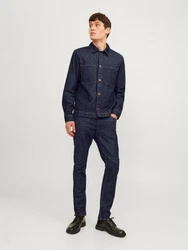 Jack & Jones Slim-fit Jeans JJIGlenn JJEvan Dunkelblau/Blau