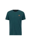 Alpha Industries T-Shirt Backprint T Türkis/Grün/Dunkelgrün