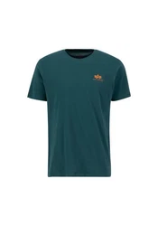 Alpha Industries T-Shirt Backprint T Türkis/Grün/Dunkelgrün