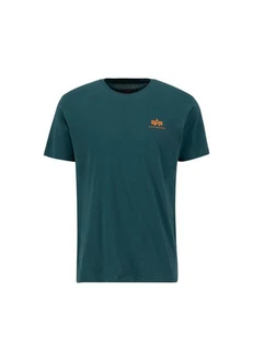 Alpha Industries T-Shirt Backprint T Türkis/Grün/Dunkelgrün