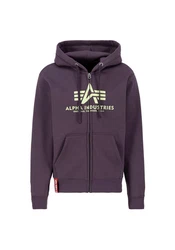 ALPHA INDUSTRIES Sweatjacke Fliederfarben/Lila/Dunkelblau