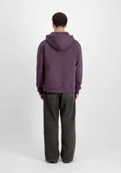 Alpha Industries Hoodie Basic Zip Hoodie Small Logo Fliederfarben/Lila
