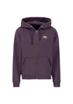 Alpha Industries Hoodie Basic Zip Hoodie Small Logo Fliederfarben/Lila