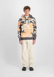ALPHA INDUSTRIES Sweatshirt Orange/Dunkelgrün/Mischfarben/Beige/Creme