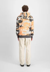 ALPHA INDUSTRIES Sweatshirt Orange/Dunkelgrün/Mischfarben/Beige/Creme