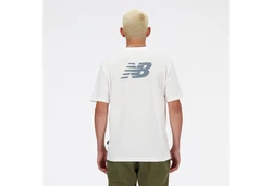New Balance SPORT ESSENTIALS LOGO T-SHIRT Weiß/Khaki/Beige/Creme