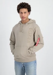 Alpha Industries Hoodie Embroidery Hoodie Khaki/Braun/Beige