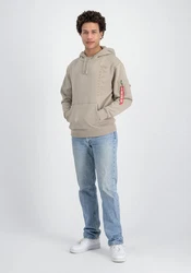 Alpha Industries Hoodie Embroidery Hoodie Khaki/Braun/Beige