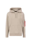 Alpha Industries Hoodie Embroidery Hoodie Khaki/Braun/Beige