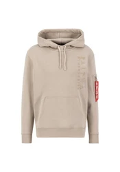 Alpha Industries Hoodie Embroidery Hoodie Khaki/Braun/Beige