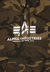 Alpha Industries Hoodie Basic Zip Hoodie Camo