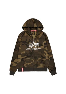 Alpha Industries Hoodie Basic Zip Hoodie Camo