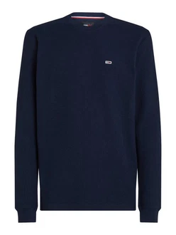 Tommy Jeans Shirt TJM REG WAFFLE L/S TEE Tommy Jeans Shirt TJM REG WAFFLE L/S TEE