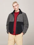 Tommy Jeans Kurzjacke TJM TEDDY ESSENTIAL JACKET Grau/Dunkelgrau/Hellblau/Rot/Beige