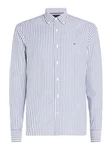 Tommy Hilfiger Businesshemd CLASSIC POPLIN STRIPE SF SHIRT mid blau/optic wei