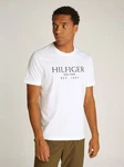 Tommy Hilfiger T-Shirt BIG HILFIGER TEE Braun/Weiß/Silber