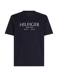 Tommy Hilfiger T-Shirt BIG HILFIGER TEE marine/weiß