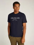 Tommy Hilfiger T-Shirt BIG HILFIGER TEE marine/weiß