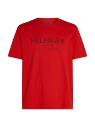 Tommy Hilfiger T-Shirt BIG HILFIGER TEE Rot/Dunkelrot