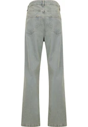 DEF Herren Jeans Kant Straight Fit Denim Hellgrün/Grün/Khaki/Hellblau/Dunkelgrün/Hellgrau
