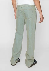 DEF Herren Jeans Kant Straight Fit Denim Hellgrün/Grün/Khaki/Hellblau/Dunkelgrün/Hellgrau