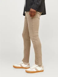 Jack & Jones Slim-fit-Jeans JJIGLENN JJORIGINAL (1-tlg) dunkelbeige
