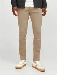 Jack & Jones Slim-fit-Jeans JJIGLENN JJORIGINAL (1-tlg) dunkelbeige