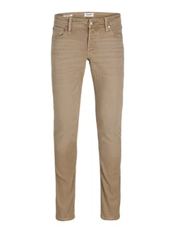 Jack & Jones Slim-fit-Jeans JJIGLENN JJORIGINAL (1-tlg) dunkelbeige Jack & Jones Slim-fit-Jeans JJIGLENN JJORIGINAL (1-tlg) dunkelbeige